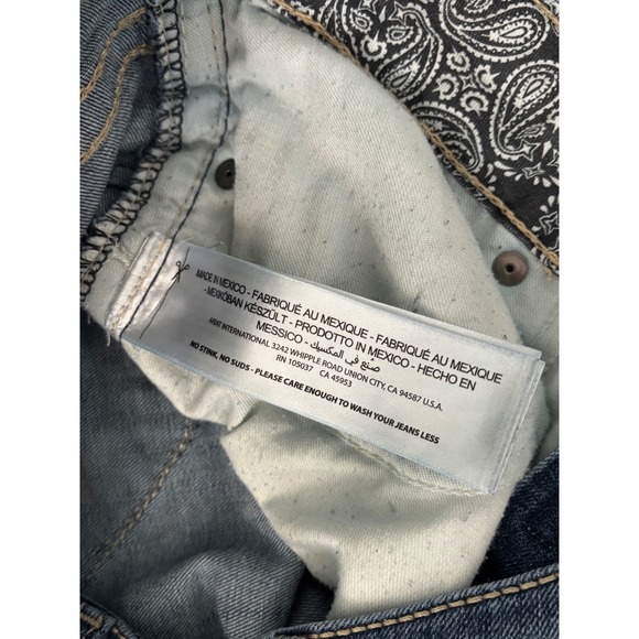 Ariat Real Denim Bootcut Blue Jeans Womens Size 29L Ranch Rodeo Cowgirl Western - Picture 11 of 15